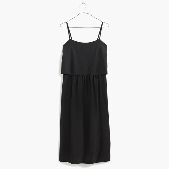 Madewell Black Midi Dress - Picture 2 of 4